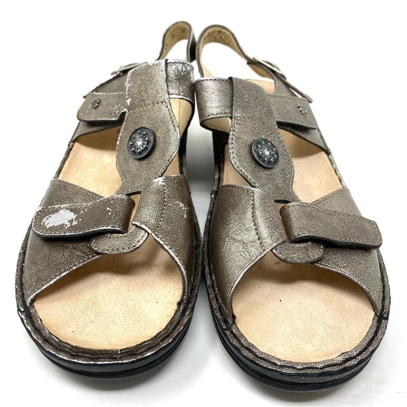 Finn Comfort Adana Leather Sandals Espresso - Picture 3 of 8